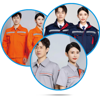 Professional working clothing design team and production team