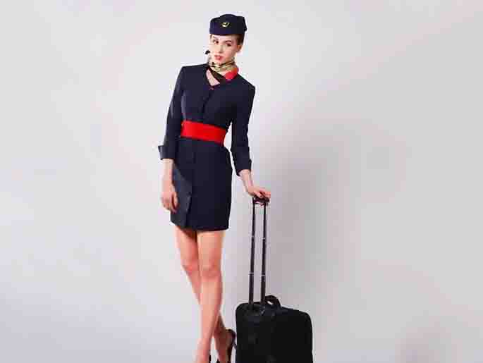 Custom air stewardess work clothes manufacturers