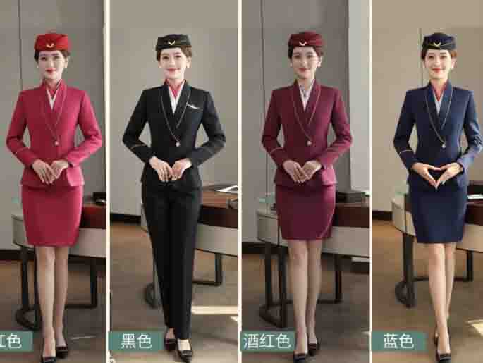 Air stewardess work clothes customized