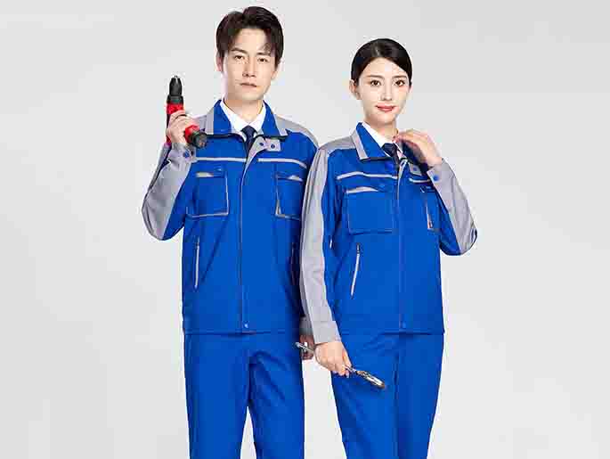 Autumn clothing custom hardware machinery factory work clothes